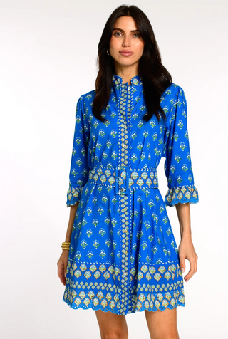 Frances Dress Tulip Blue