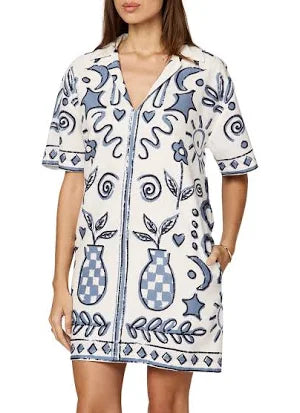 Sandy Mini Dress Verona Print