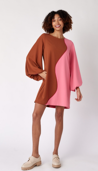 Cecily Dress Copper / Persimmon