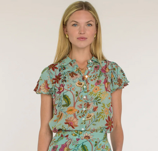 Val Top Exoctic Flower Aquamarine
