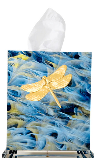 Blue Dragonfly Boutique Tissue Box Cover