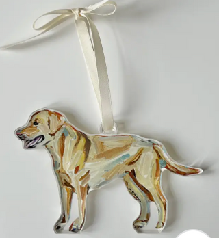 "Yellow Lab" ornament