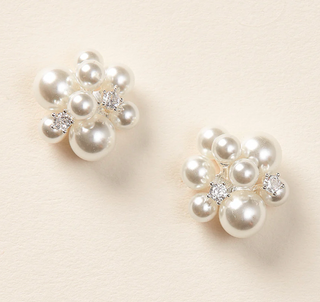 Georgina Pearl Studs | Silver