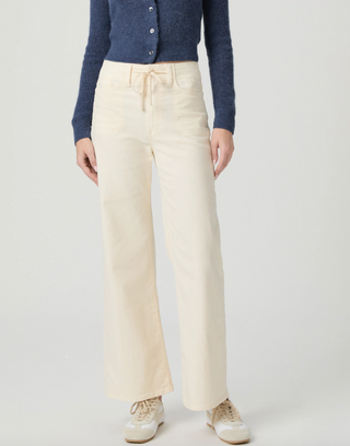 Ari W/ Waistband Tie + Stitch Thru Utility Pkts - Quartz Sand