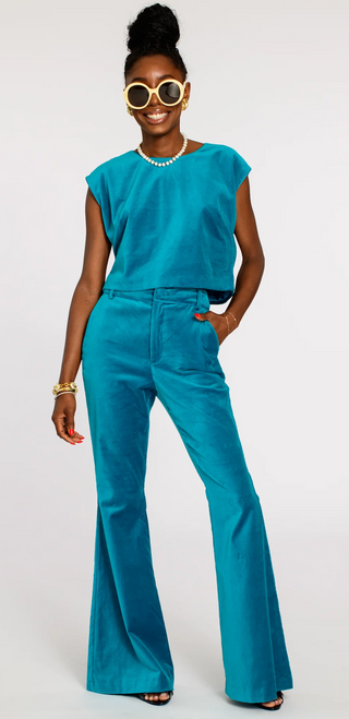 Jackie Top in Turquoise