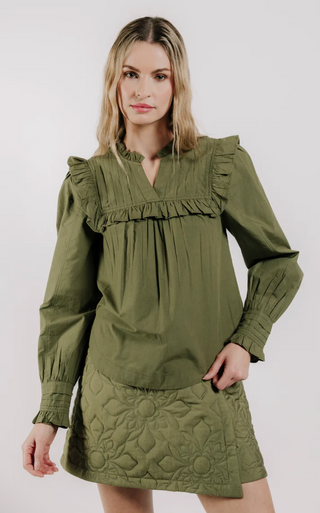 Talluah Top Olive