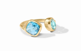 Kaleidoscope Ring -Gold- Bahamian Blue -OS
