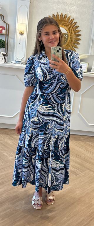 Portia Sundance Paisley Navy/Peacock