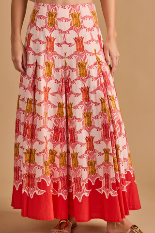 Hailey Skirt- Desert Tulip