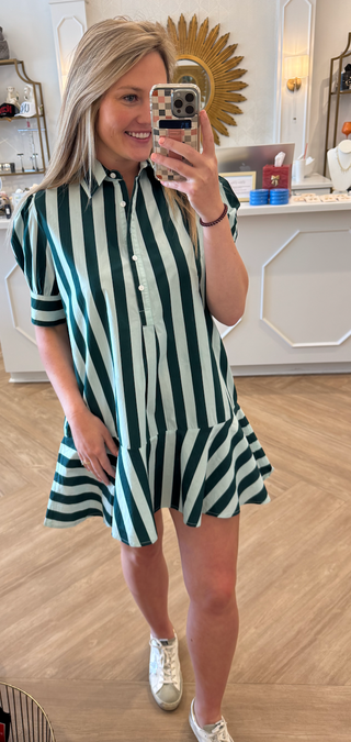 Liv Dress Dunlin Stripes