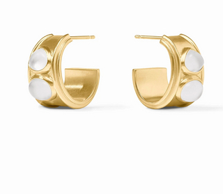 Dolce Stone Hoop iridescent clear crystal