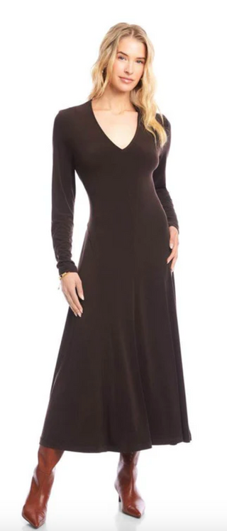 Brown KATE V-NECK
