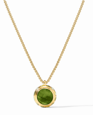 Rainbow Delicate Necklace Iridescent Palm