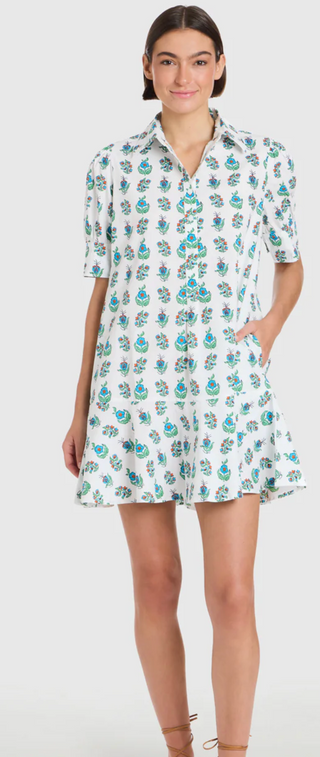 Liv Dress Beach Sprigs
