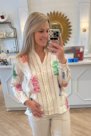 33647 BAMBOO & TROPICAL MOTIFS SHIRT