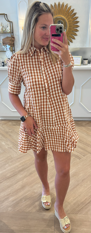 Liv Dress Field Check