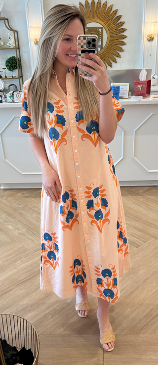 Gibbons Dress Pink Sands