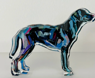 "Black Lab" acrylic