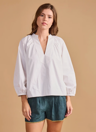 Cora Top White
