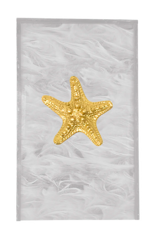 Pearl Starfish Guest Towel Box
