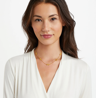 Butterfly Delicate Station Necklace