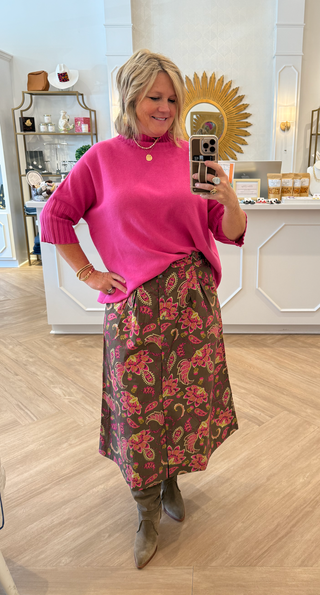 Scout Skirt Raspberry Garden
