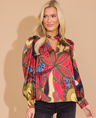 Phoebe Top Jungle Floral