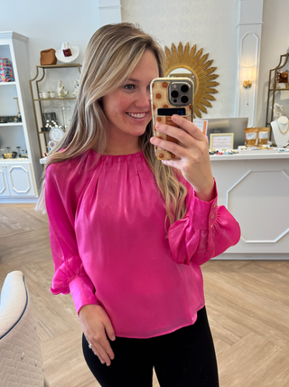 Elizabeth Blouse Mollie Pink