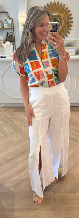 Leah Linen Pant