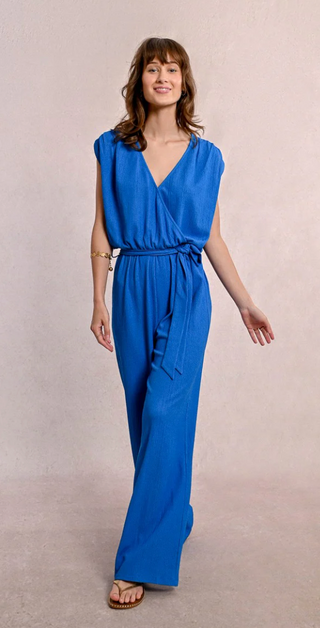 ROYAL BLUE LONG JUMPSUIT