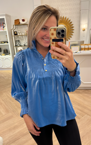 Charlotte Top Sapphire