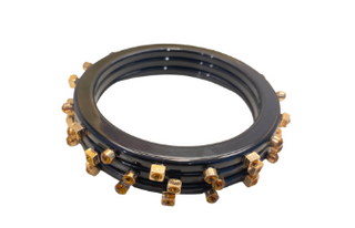 M - Black & Gold City Girl Bangles