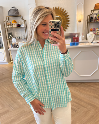 Boyfriend Shirt Lindroth Check