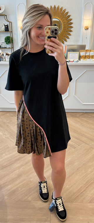 Graham Dress- Black/ Ink