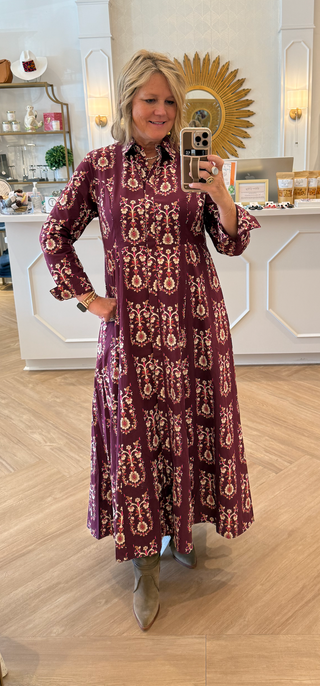 Classic Shirtdress Bramble Motiffs