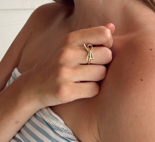 Jordi Ring Shiny 18 Gold Plated