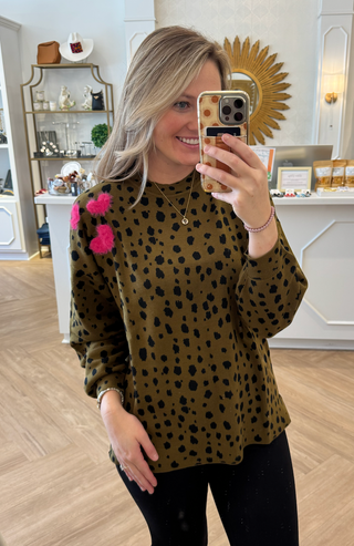 Maxton Sweater- Ink Spots