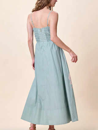 RILEY ANKLE DRESS MORESCO BLUE SURF
