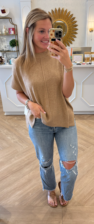 Camel Caroline Top