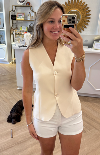32427 Cream Vest