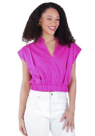 Evie Top Raspberry Rose