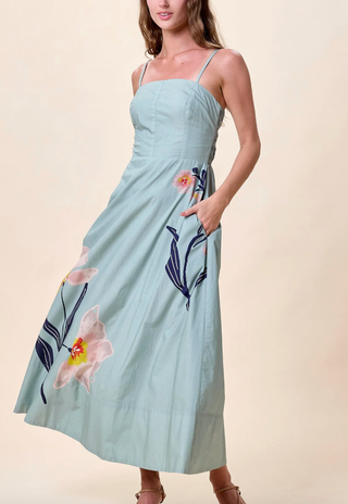 RILEY ANKLE DRESS MORESCO BLUE SURF