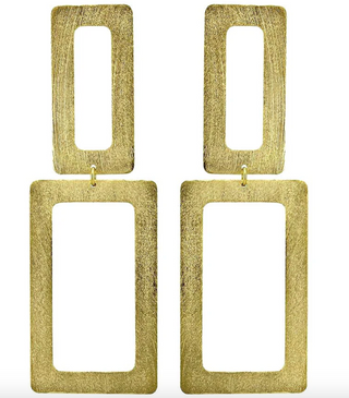 Double Rectangle Earrings
