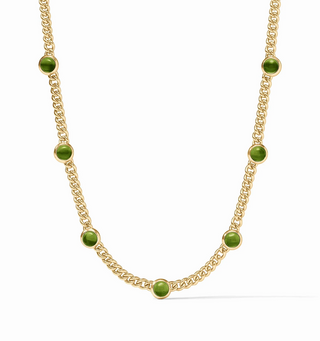 Dolce Delicate Station Necklace Iridescent