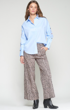 TROUSER MURIEL LEOPARDO AMELIE