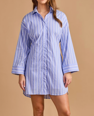 Parker Dress Aegean Stripe