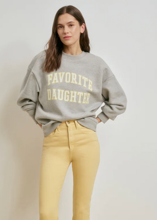 Heather/Gold The Collegiate Sweatshirt