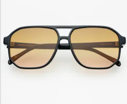 Black / Brown Billie ( New ) Unisex Aviator Sunglasses