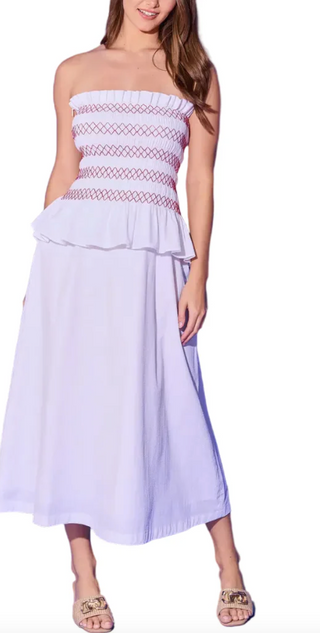 CAROLINE DRESS Bright White