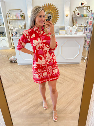 Ava Chilli Florals Dress
